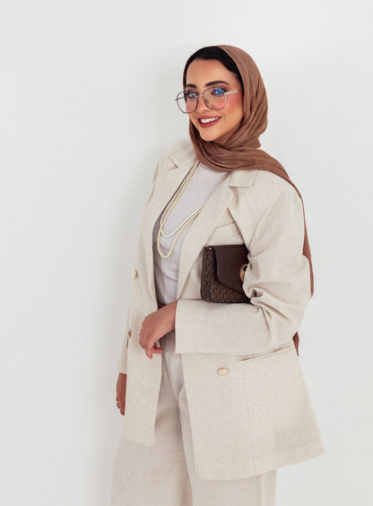 🤎 Elora – Beige Linen