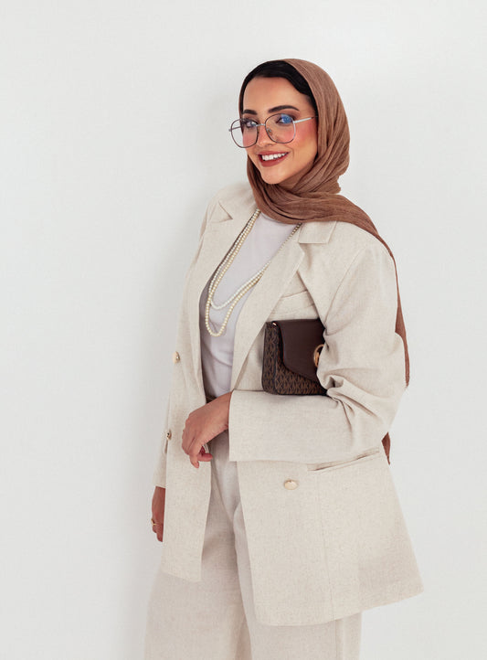 🤎 Elora – Beige Linen