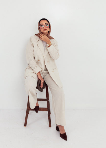 🤎 Elora – Beige Linen